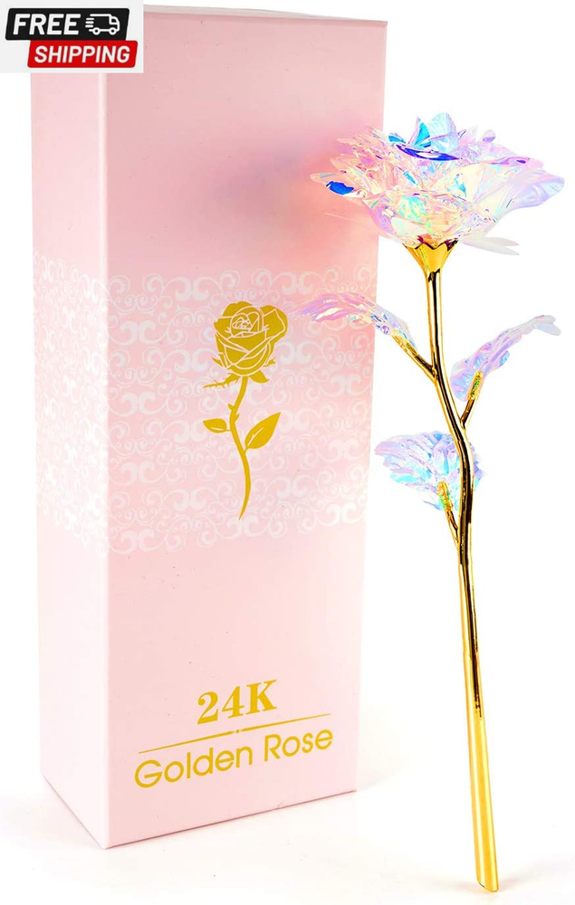 Beferr Valentines Day Gifts for Women Mom Birthday Gifts for Her Galaxy Rose Gla