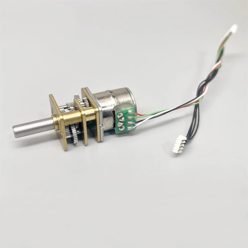 10BY 10mm 2-Phase 4-Wire Brushless Stepper Gear Reduction Motor Full Metal Robot-image