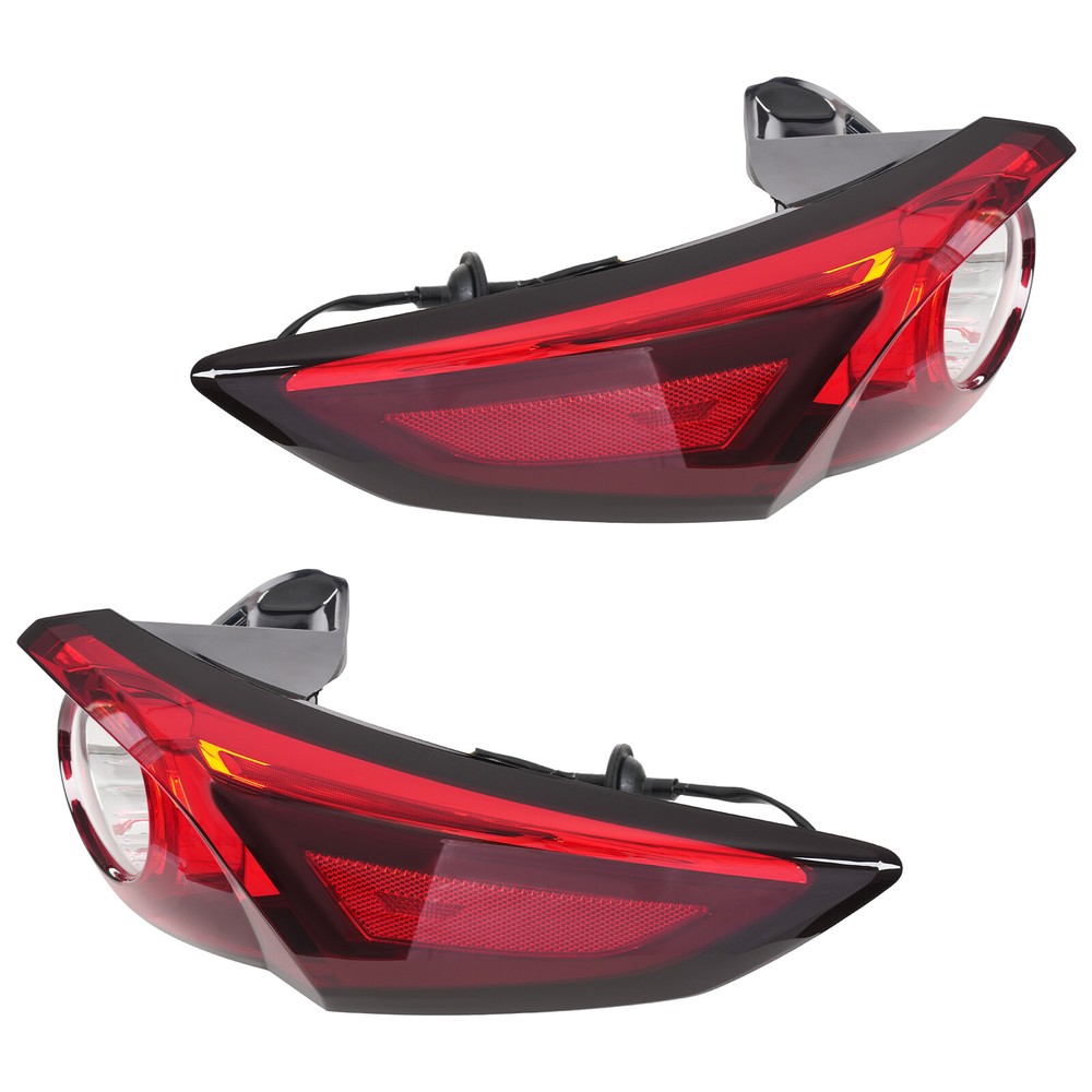 Tail Lights For 2016-2023 Mazda CX-9 LED Halogen Left and Right Side Rear Lamps