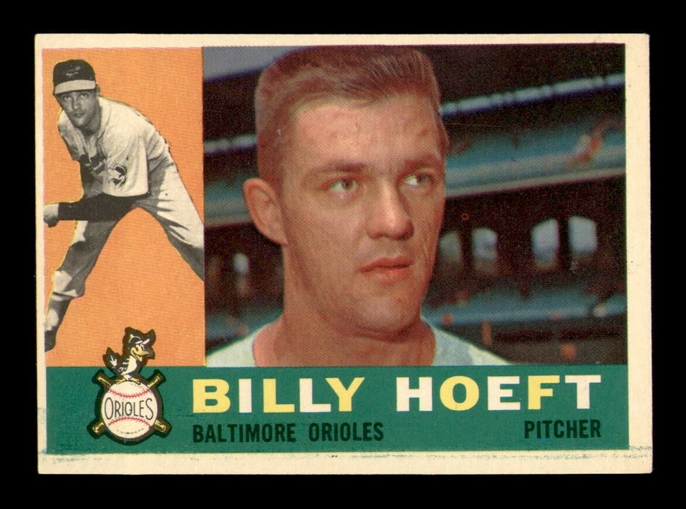 1960 Topps #369 Billy Hoeft EX-MINT Baseball Card OBGcards