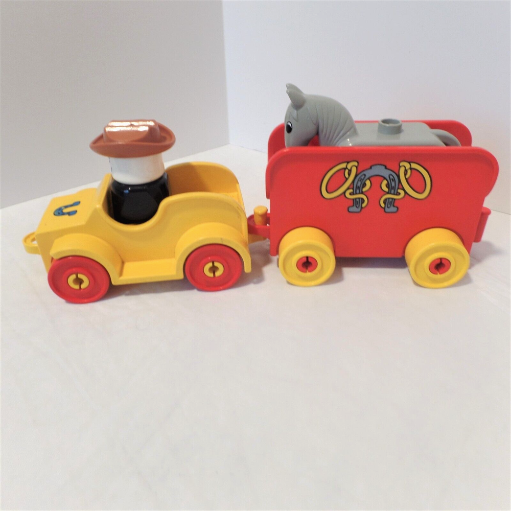 Lego Duplo 2627 Rare Vintage Rodeo Horse Car Set Substitution