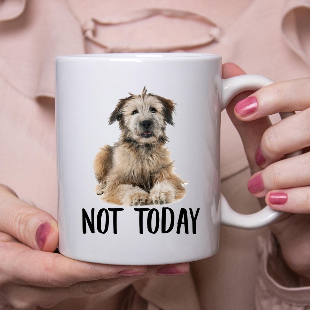 Fun Pyrenean Shepherd Not Today Lazy Dog Mug Gift for Dog Moms