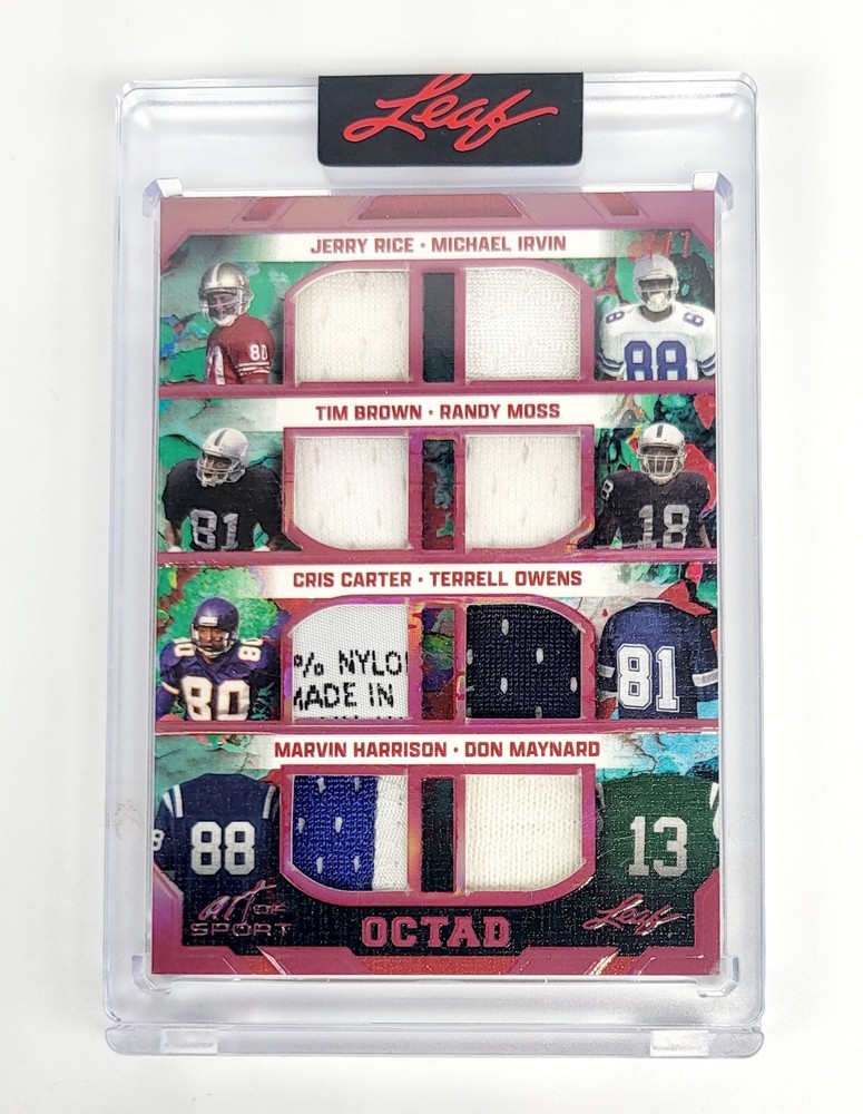 #/7 LOGO PATCH JERRY RICE MICHAEL IRVIN RANDY MOSS CRIS CARTER TERRELL OWENS NFL