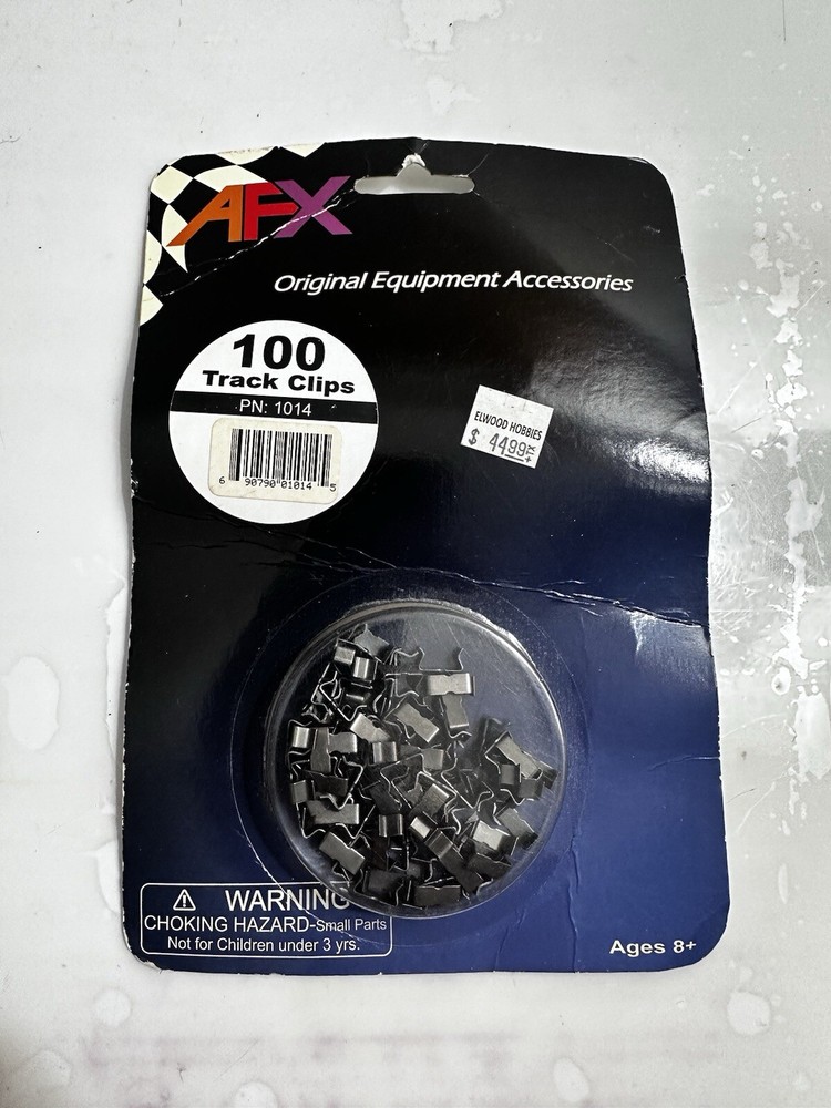 AFX HO Scale Slot Car Track Clips 100 Pack AFX1014 New