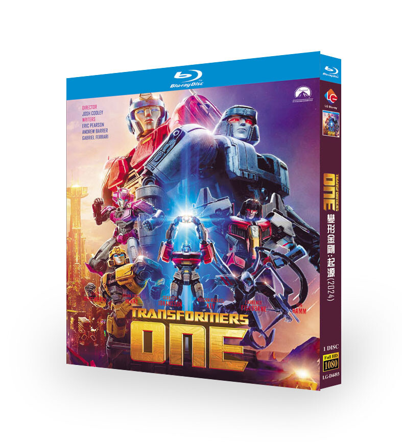 Transformers One (2024) Film US Movie 1 Disc BD All Region New Sealed Boxed