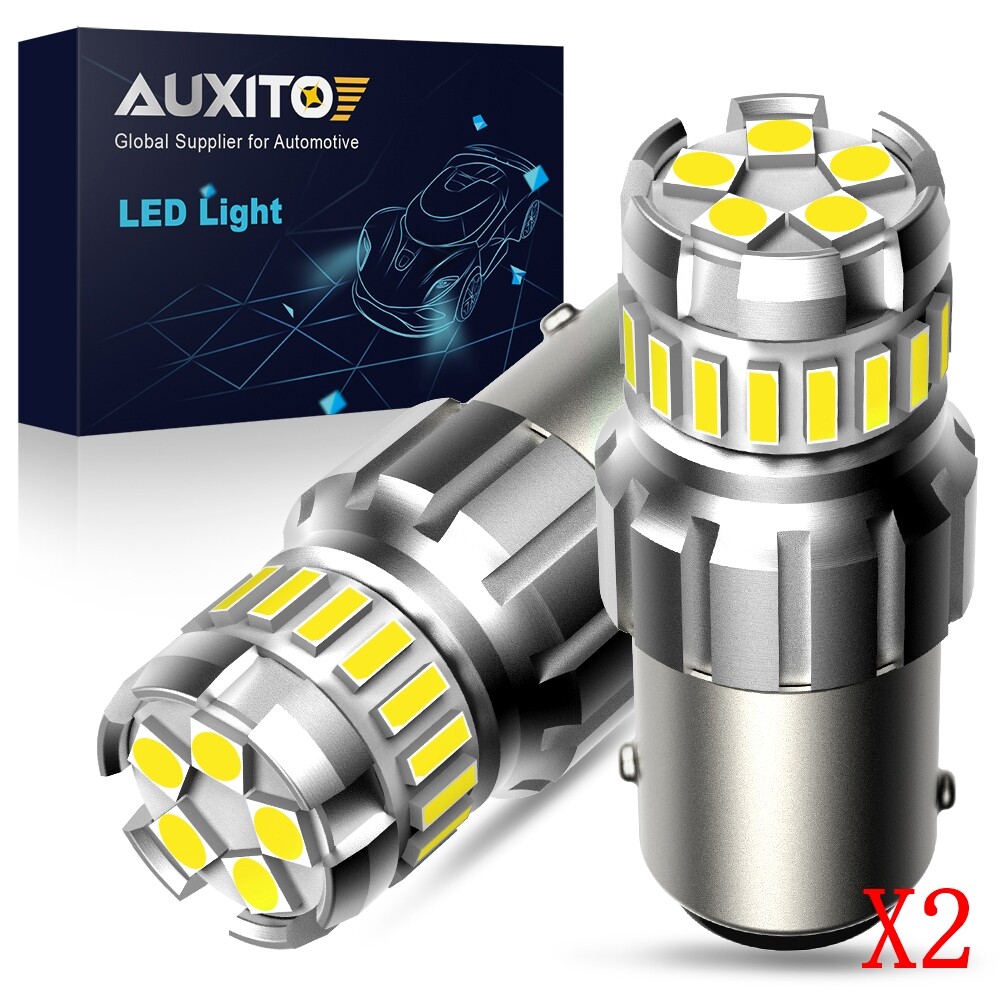 AUXITO 1156 7506 LED Backup Reverse Light Bulbs White 6500K Canbus Error Free 4x