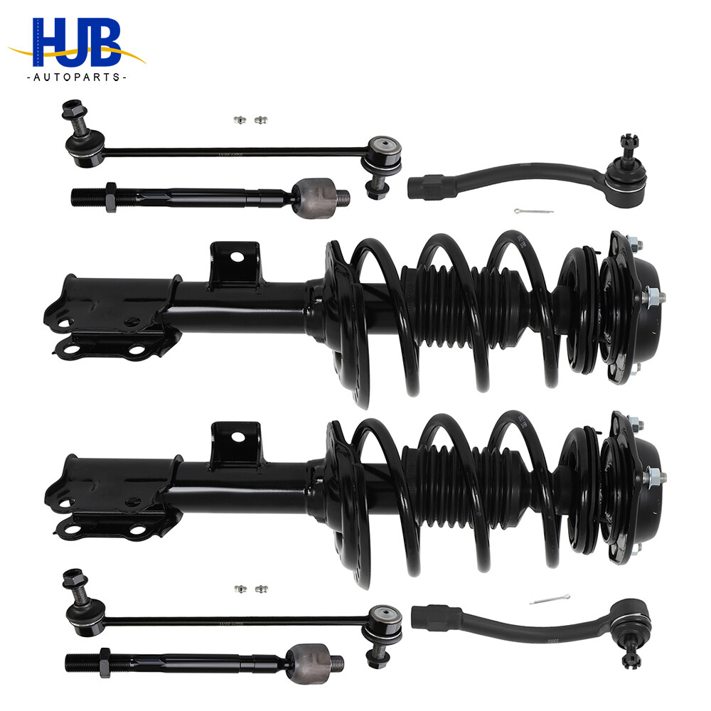 2011-2016 Hyundai Elantra Front Struts Coil Springs Sway Bars Tie Rods