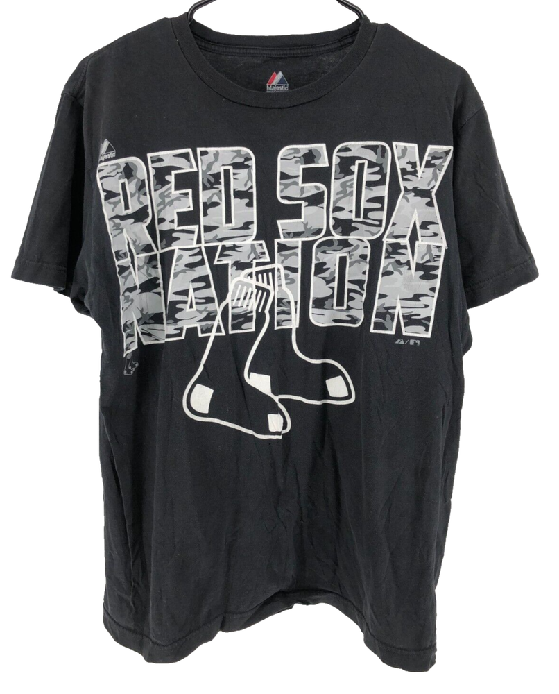 Majestic MLB Chicago Red Sox Baseball T-Shirt Men's Size Large Black