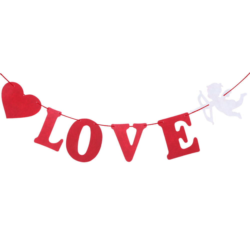 2.5 Joint Decoration Fan LOVE YOU Archway Banner Decor