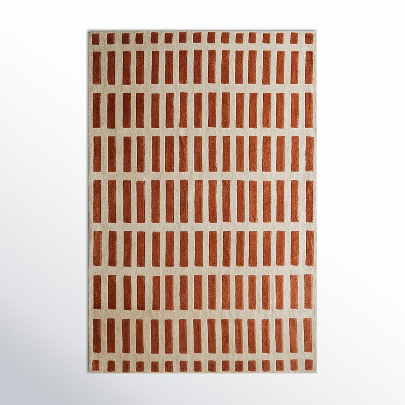 Jason Wu Hand Tufted Maize Orange Area Rug for Living Room or Kids