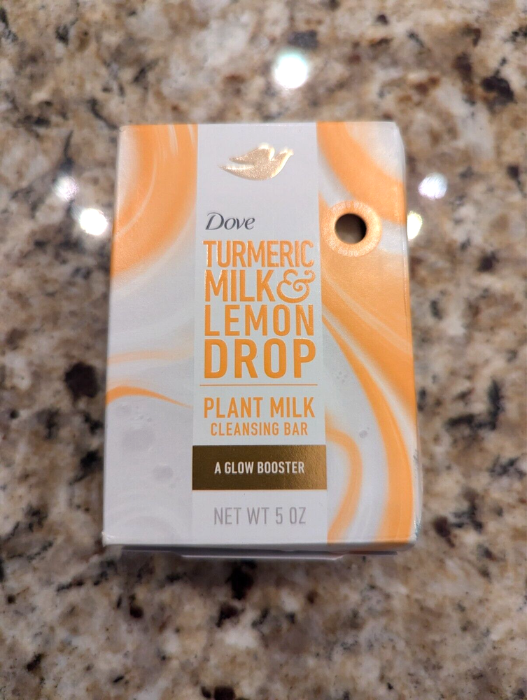 Dove Turmeric Milk Lemon Drop Glow Boosting Cleansing Bar 5 Oz