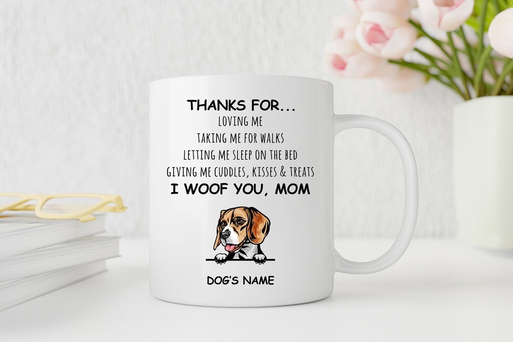 Funny Beagle Mug Gift for Beagle Lovers and Dog Moms