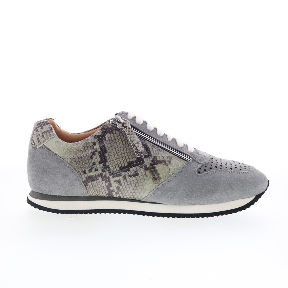 Trotters Infinity T2169-027 Womens Gray Wide Leather Lifestyle Sneakers Shoes 10