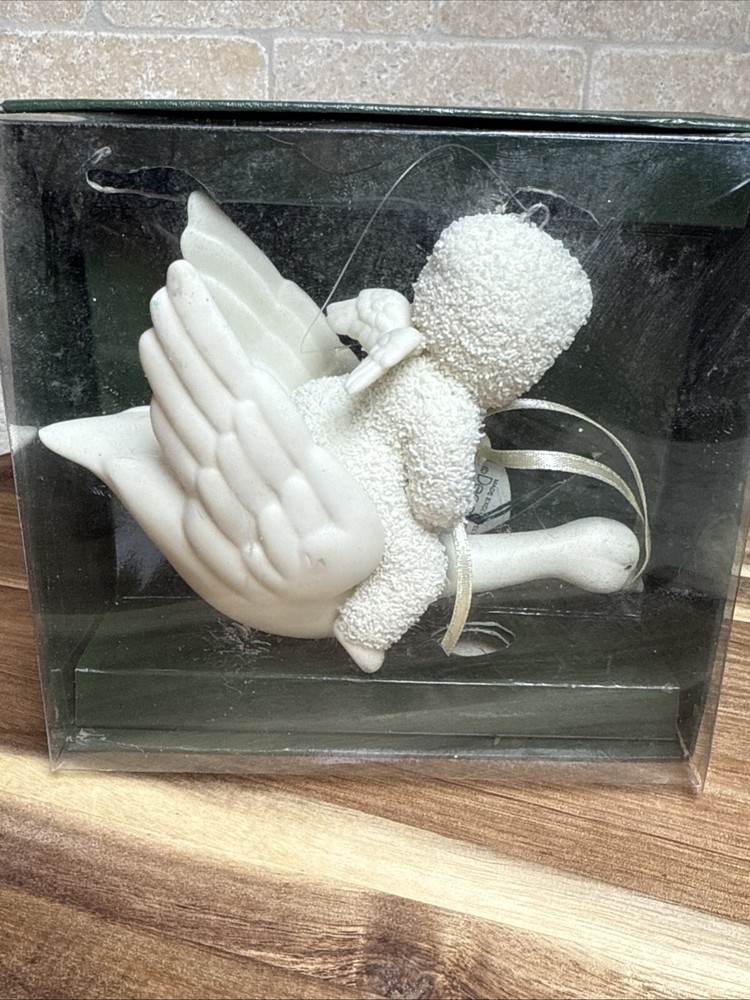 SnowBabies Fly Me to the Moon Christmas Ornament Goose by Department 56