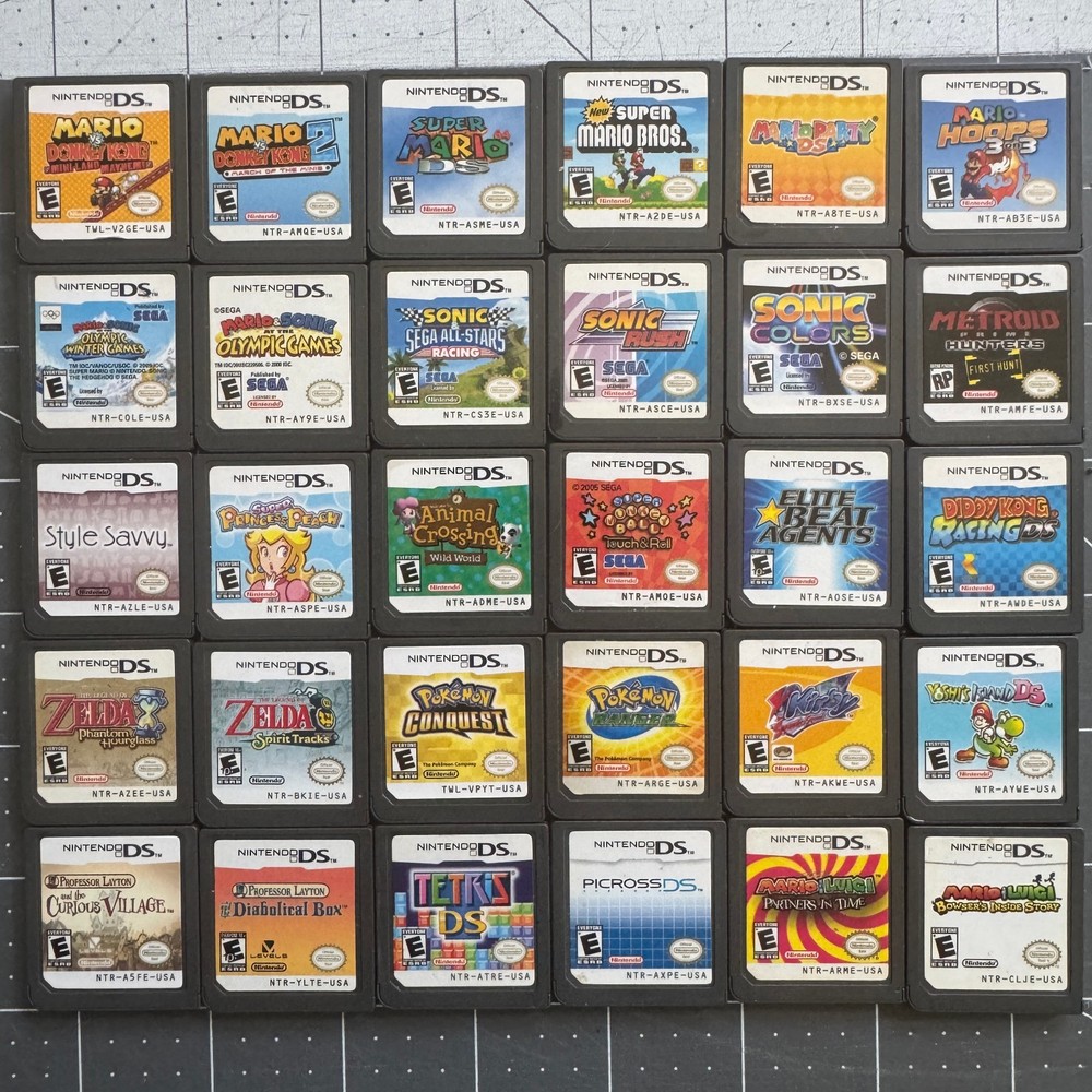 Nintendo DS First Party PICK & CHOOSE Your Lot - Bundle Discounts! Mario Zelda
