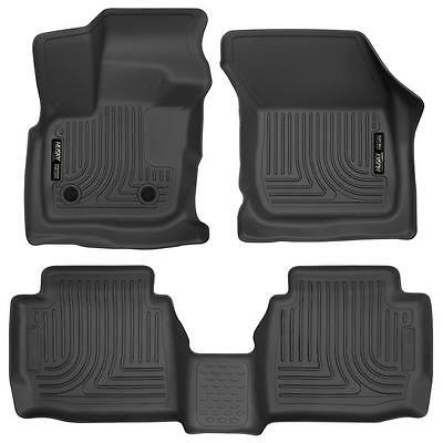 Husky Liners 98791, Kit Black Plastic Front & 2Nd Seat Floor L Iner Weatherbeate