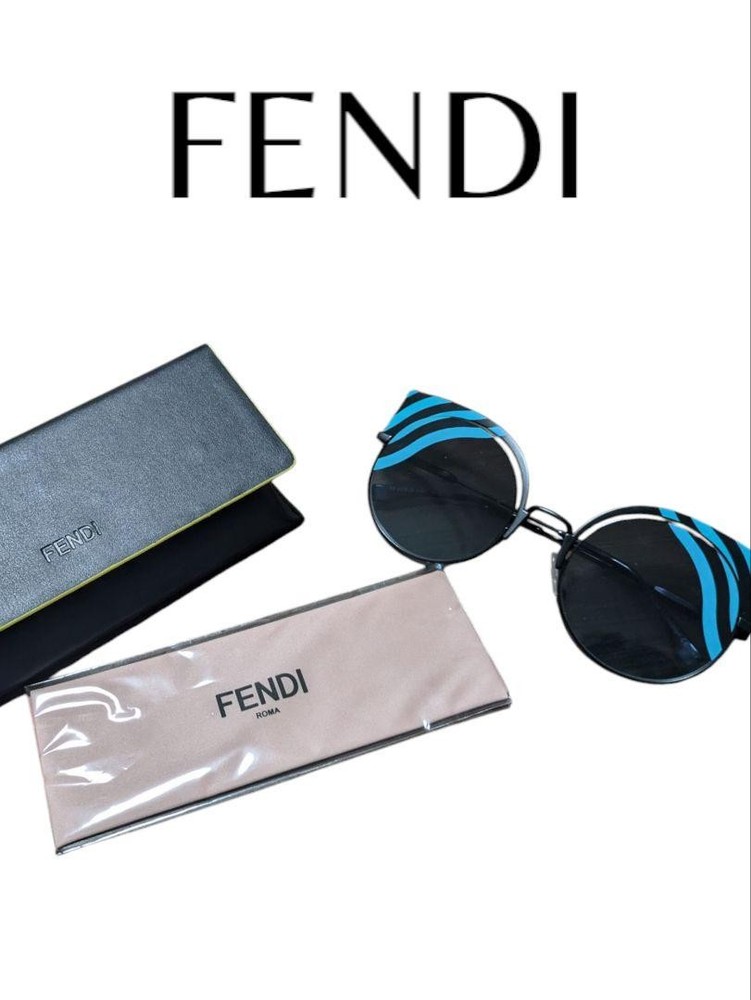 Fendi Cat Eye Sunglasses UV Protection Stylish Unused Trendy