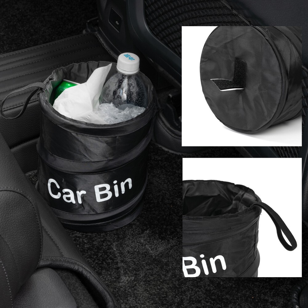 Mini Portable Trash Can Garbage Bin Litter Bag Organizer Vehicle Waterproof USA