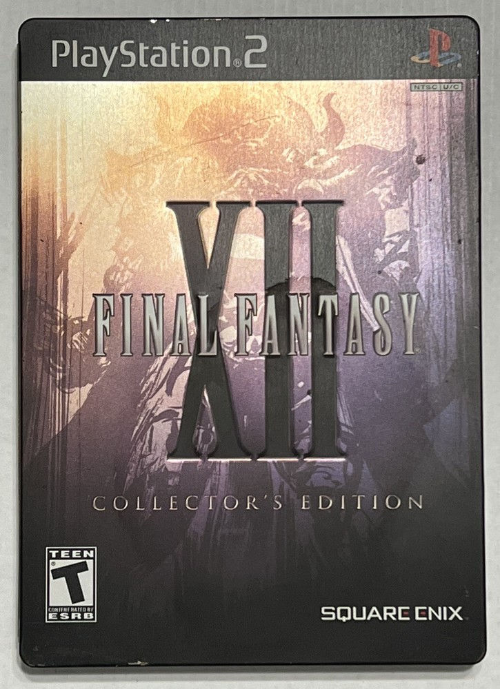 Final Fantasy XII -12: Collector’s Edition Sony PlayStation 2 2006 PS2 Steelbook