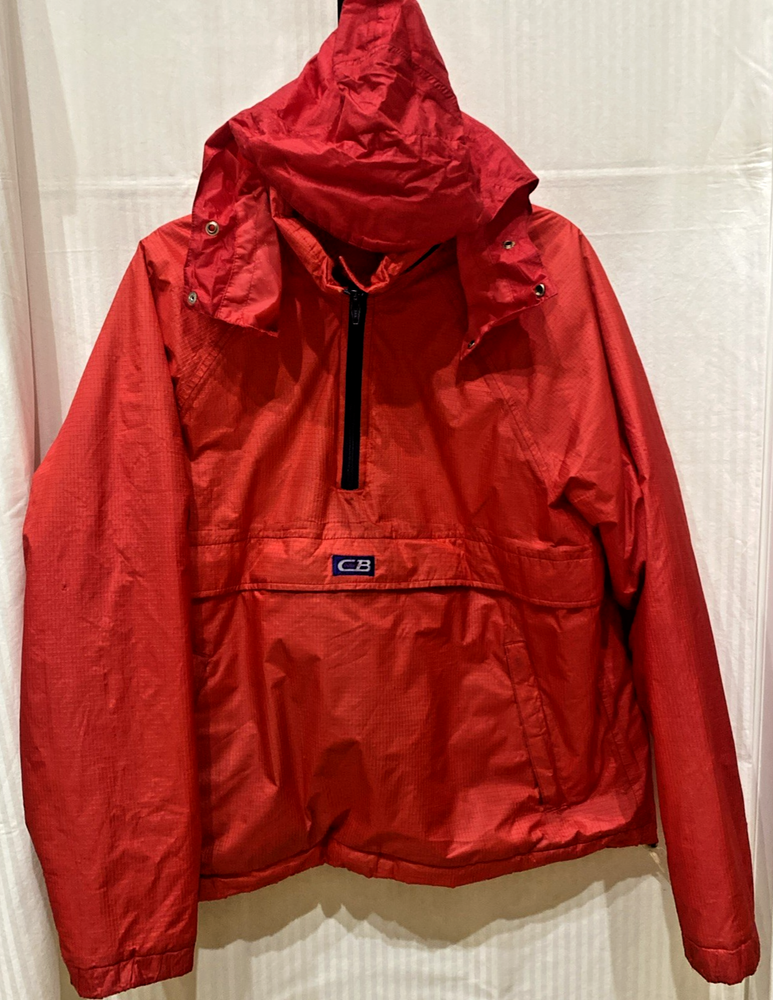 Vintage 80’s 90's CB Sports Men's Gore Tex Red Pullover Jacket Sz L