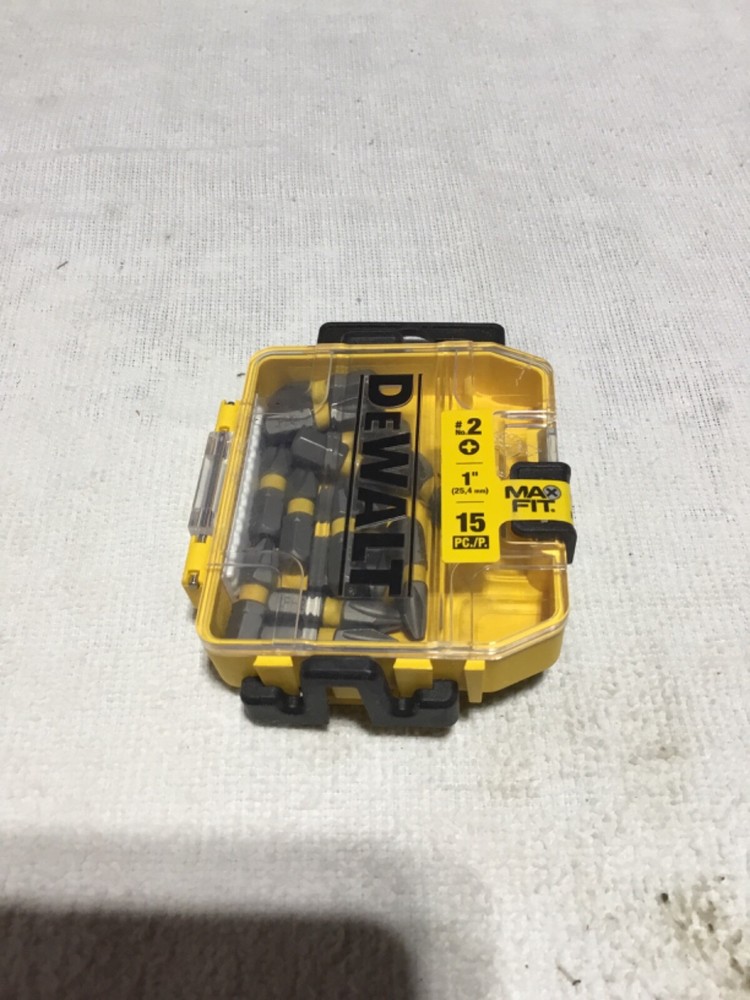DEWALT DWA1PH2MF15 MAX FIT 2PH 1-Inch Bits 15-Piece Set New in Case