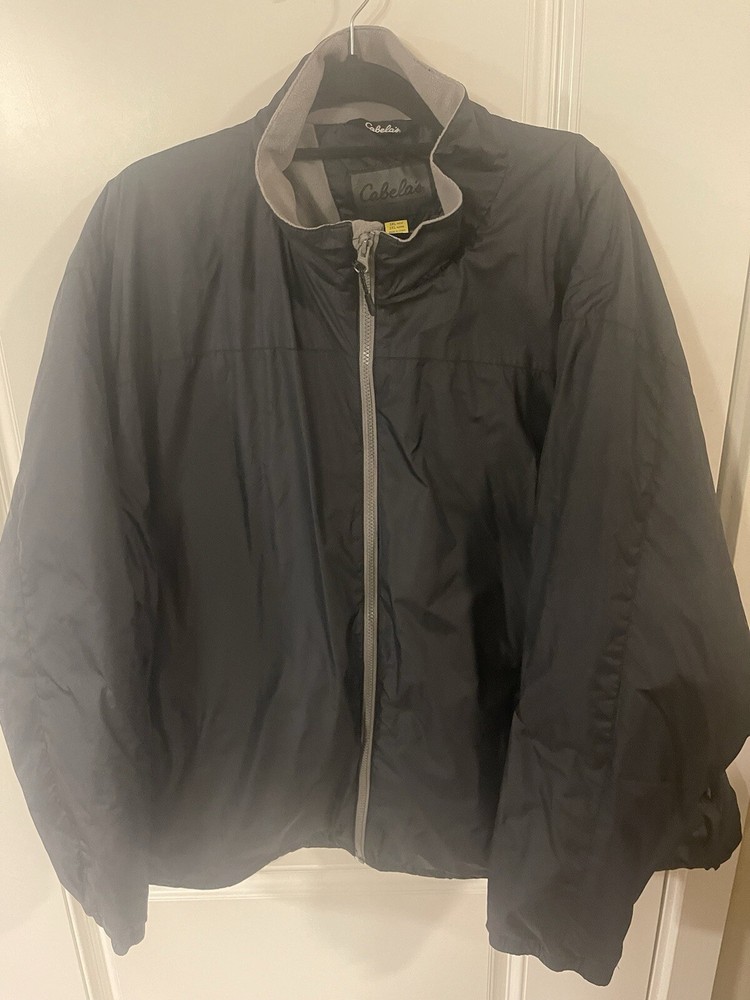 Cabelas Men’s Nylon Fleece Lined Full Zip Polartech Classic Jacket New Size 3X