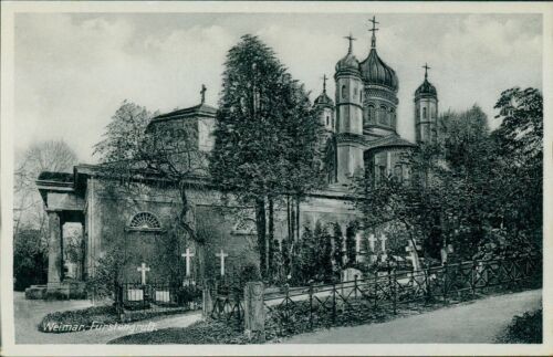 Postcard Weimar Prince's Crypt (No. 9801)