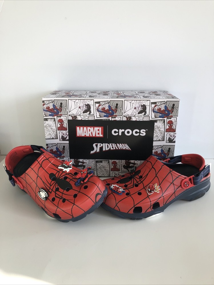 Spider-man Crocs All-Terrain Clog x Marvel Men’s Size 10 Women’s 12 New With Box