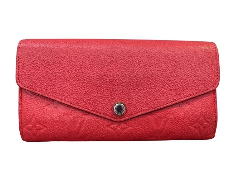 LOUIS VUITTON Monogram Empreinte Portefeuille Sarah Wallet M61181 342476