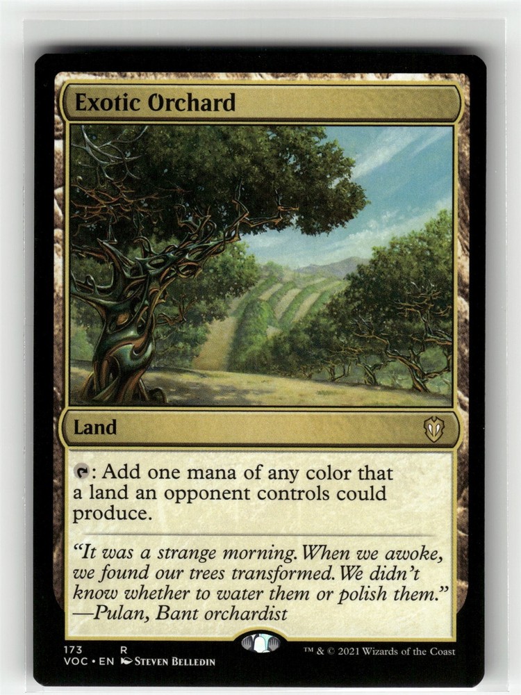 EXOTIC ORCHARD Crimson Vow Commander #173 VOC(NM+)(MTG)