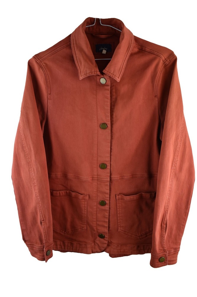 JOULES Orange Jacket size Uk 12 Womens Cotton Imogen Casual Outdoors Outerwear