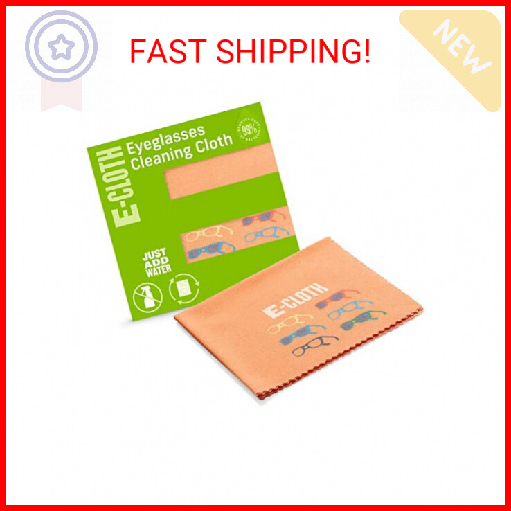 E-Cloth Glasses Cloth, Premium Microfiber Cleaning Cloth, Ideal Eyeglass and Len