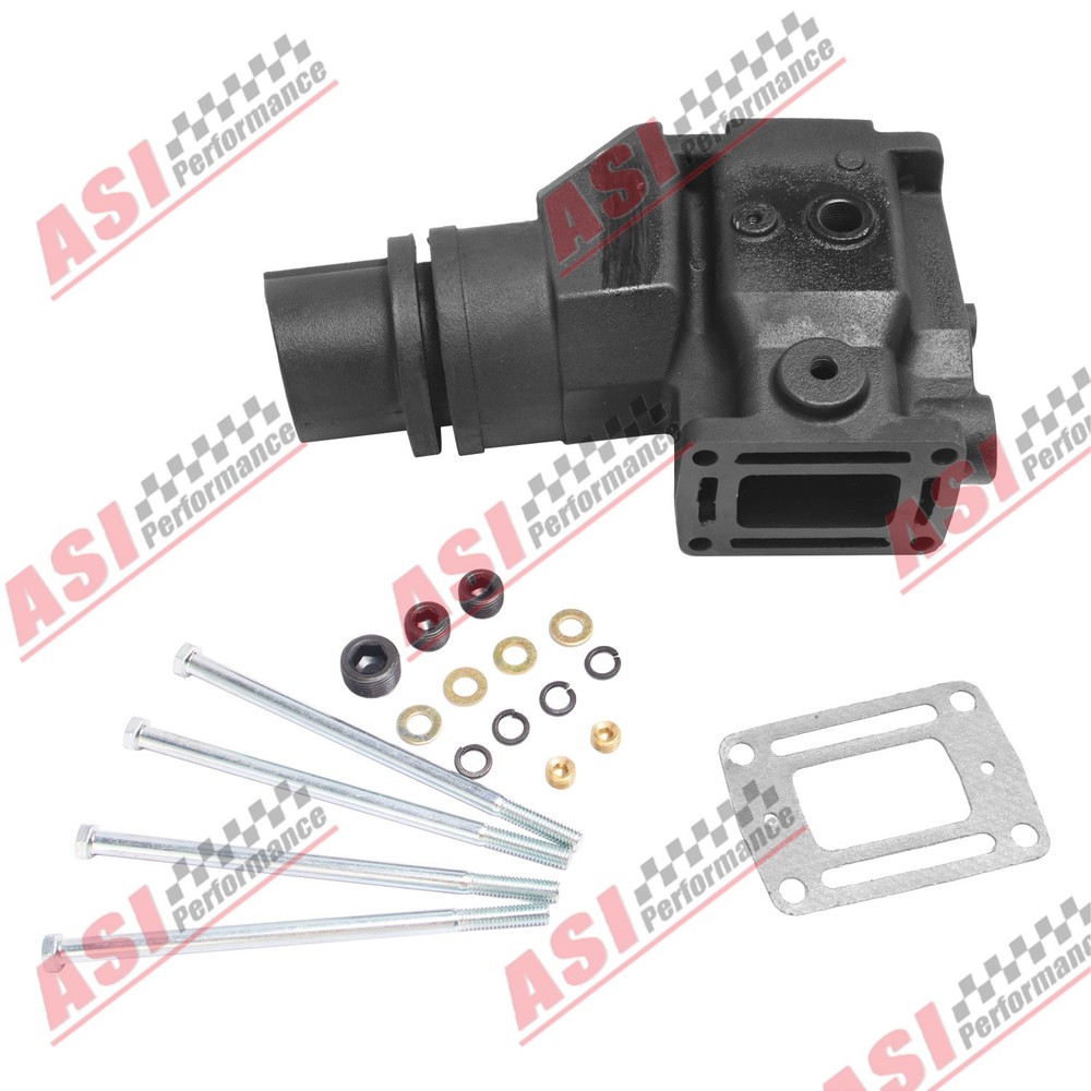 Exhaust Manifold Riser Elbow For 1992-On Volvo Penta OMC 305 350 5.7/5.8 L V6 V8