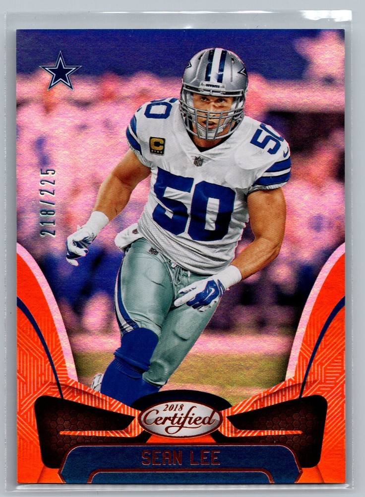 2018 Panini Certified Sean Lee #38 Serial Numbered /225