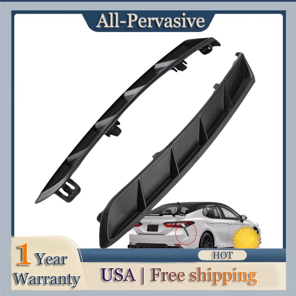 2PCS Toyota Camry SE XSE 2018-2020 Rear Bumper Side Extension Trim