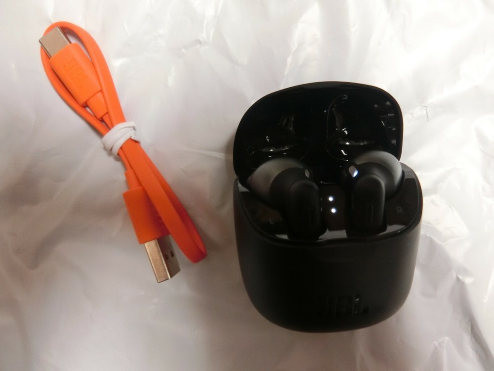 JBL - Tune 225TWS - True Wireless Bluetooth Earbuds - Black - JBLT225TWSBLKAM