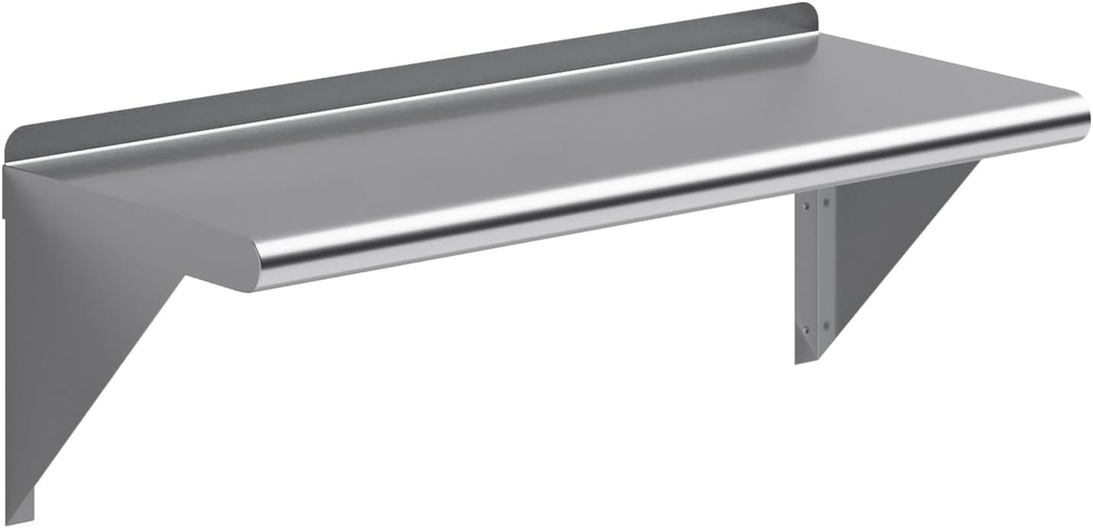 12x30 NSF Certified Stainless Steel Wall Shelf for Kitchen Storage