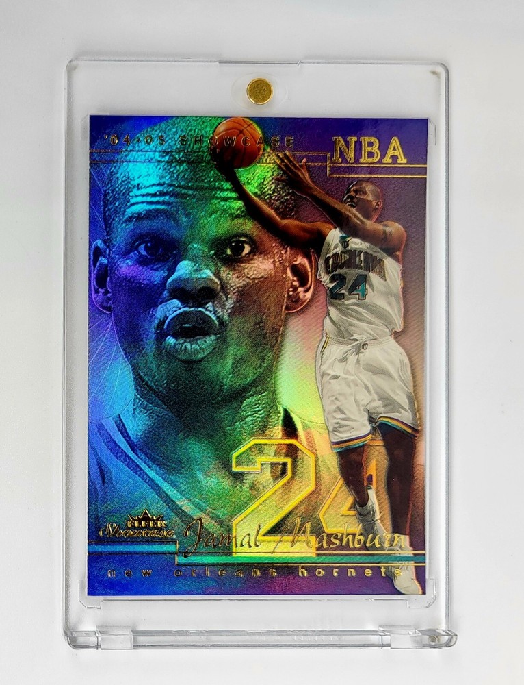 LEGACY COLLECTION FOIL PARALLEL 2004-05 FLEER SHOWCASE JAMAL MASHBURN HORNETS SP