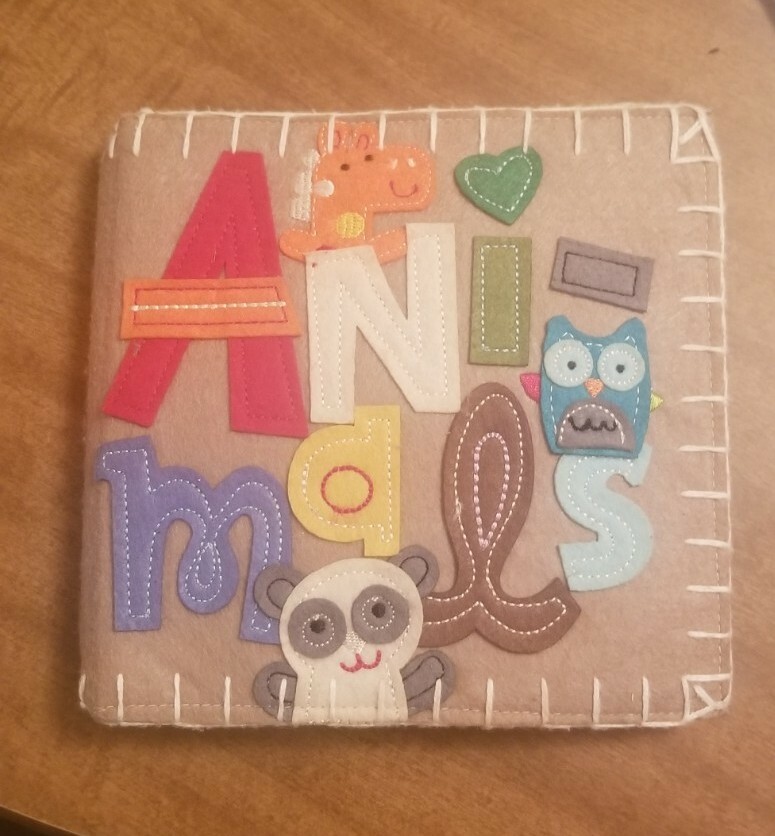 Soft Cloth Book for Babies Toddlers Animals Theme with Combined Shipping