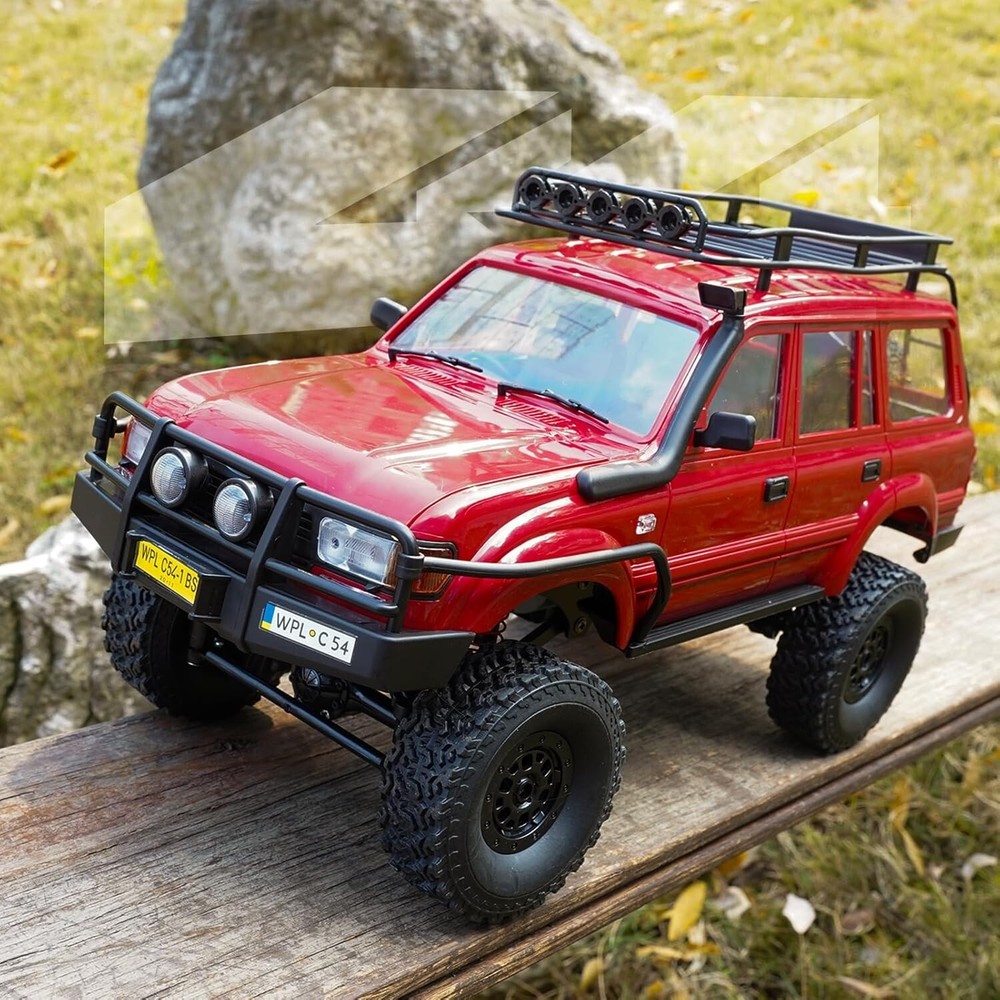 WPL C54-1 1/16 RC Crawler RTR 4x4 Truck Off-Road w/ Upgraded Chassis & Motor