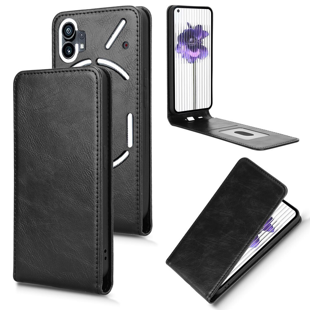 Vertical Up and Down Flip PU Leather Case For Nothing Phone 1 2 2a , CMF Phone 1
