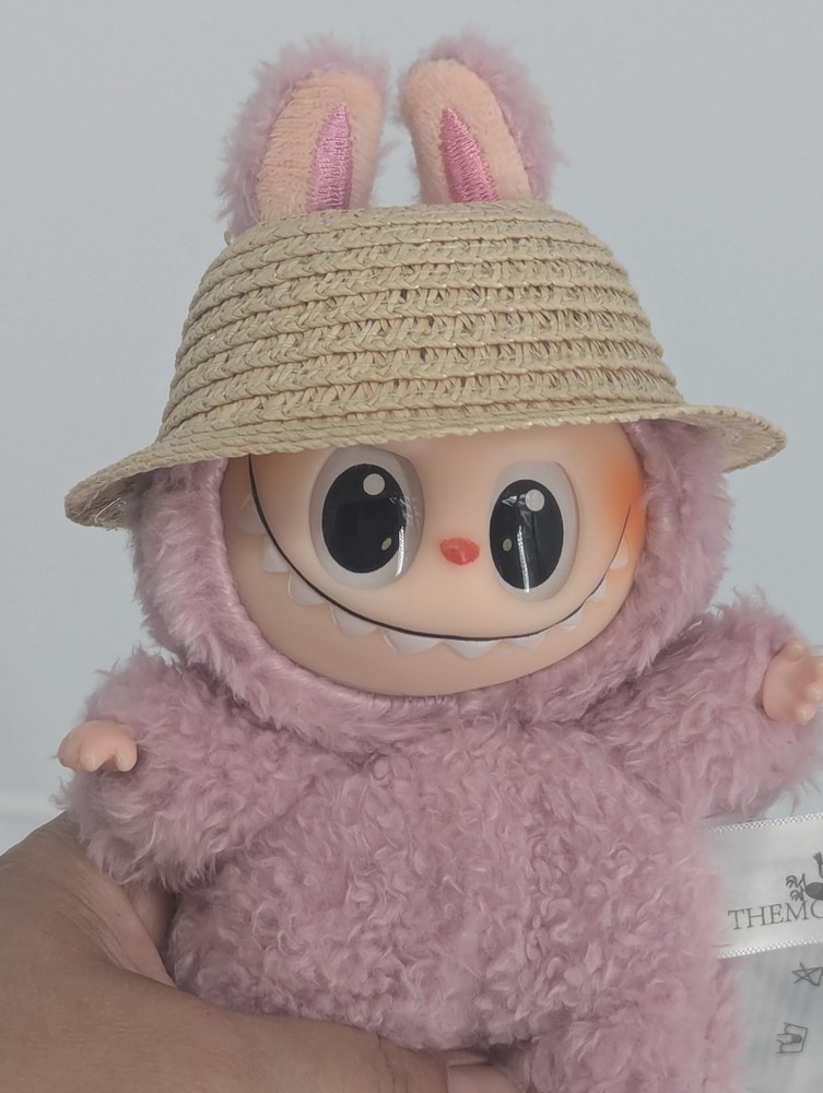 Labubu Sun Hat Accessory – Fast USA Shipping (Doll Not Included) 🌞