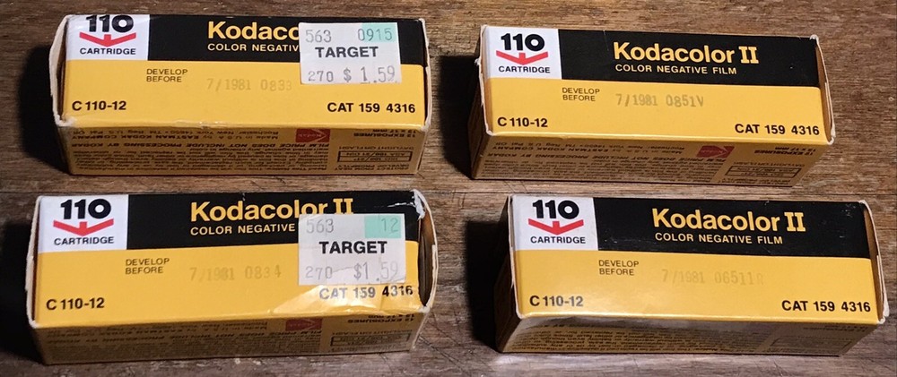 Vintage Kodak Kodacolor II Unopened Expired Film