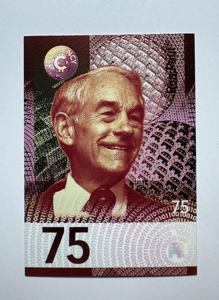 Cardsmiths Currency Series 3 2024 - Ron Paul - COLD FOIL