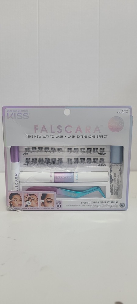 Kiss Falscara Special Edition Kit Lengthening 24 Asst Lashes