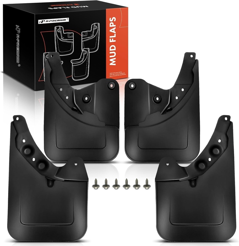 Mud Flaps for Toyota Tacoma 2024-25 Hardware Kit Accessory Splash Guard Mudguard