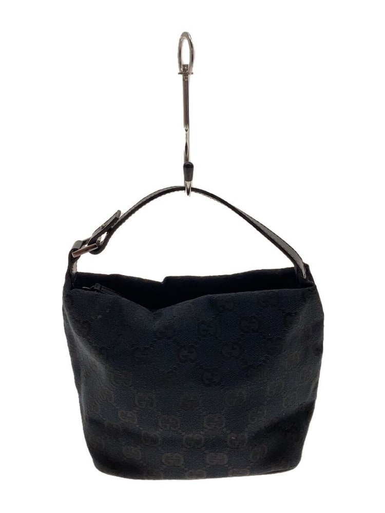 GUCCI GG Canvas Black Handbag with Allover Pattern