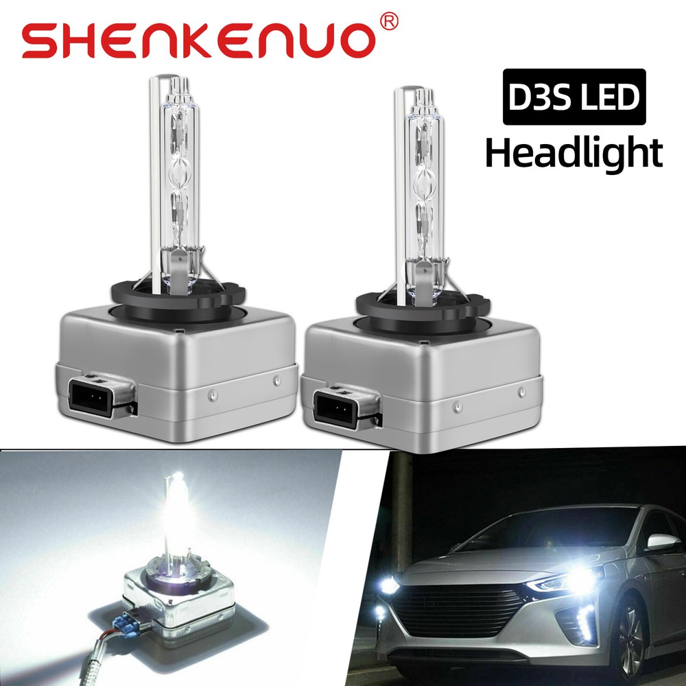 2X D3S HID Xenon Headlight Bulb White 6000K High/Low Beam for Audi Q7 2011-2019