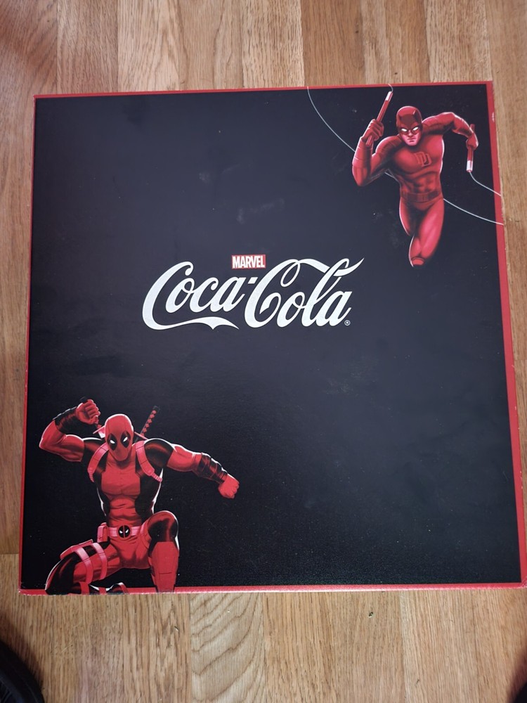 MARVEL x COCA-COLA  - Soda Can Deadpool  Collector Set Walmart Exclusive