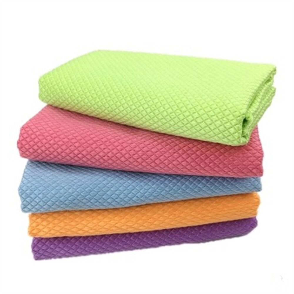 5 Pcs Scrubber Flushable Microfiber Towels for Body Cleaning Cloth